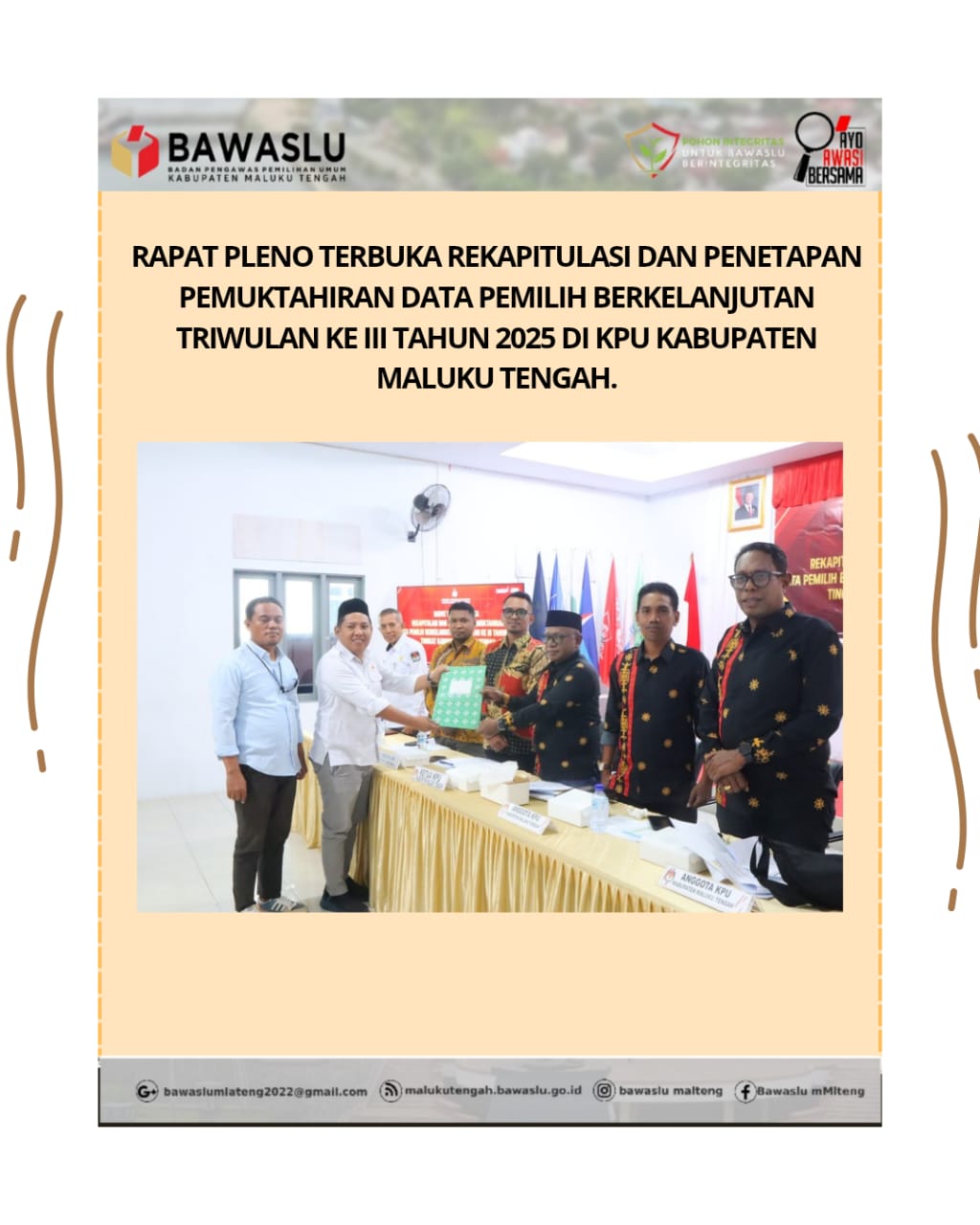 Dokumentasi Kegiatan Rapat Pleno