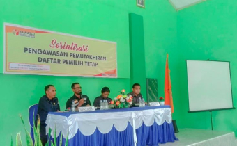 Pengawasan DPT Bawaslu Kabupaten Maluku Tengah Gelar Sosialisasi