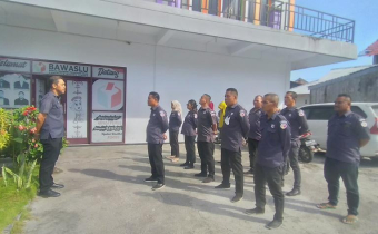 Bawaslu Kab. Maluku Tengah Gelar Apel Siaga Pengawasan
