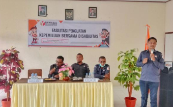 Bawaslu Sosialisasikan Pemahaman Pemilu Bersama Penyandang Disabilitas